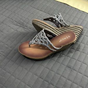 Darling bedazzled sandals by Venus!